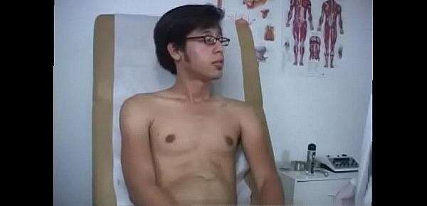  Gay porno movie physical exam Applying some baby batter to his